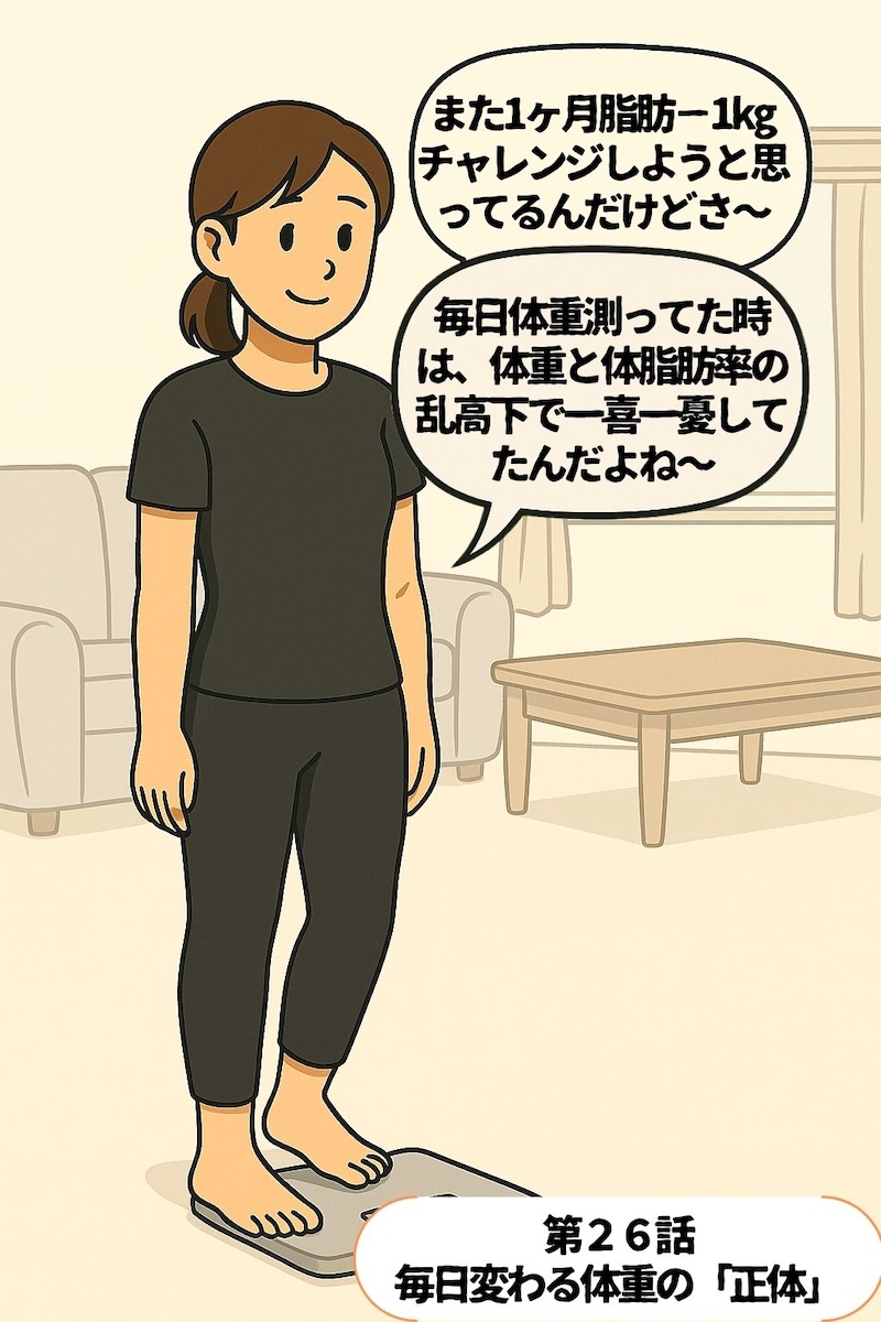 第26話 毎日変わる体重の「正体」！