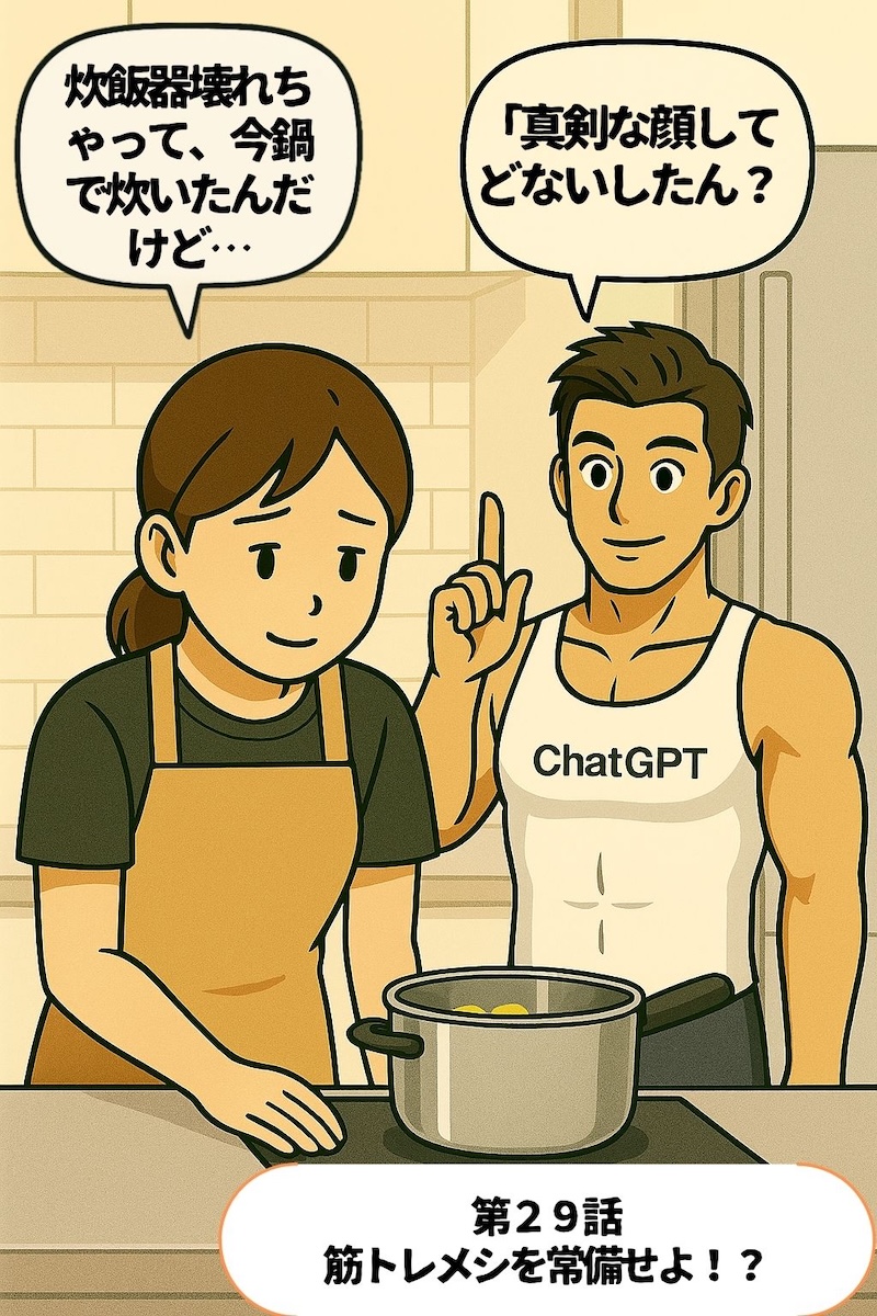 第29話 筋トレメシを常備せよ！？