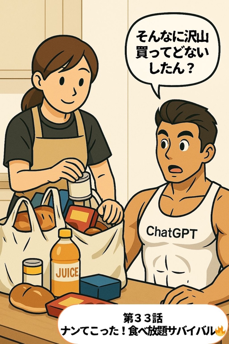 第33話 ナンてこった食べ放題サバイバル 1ページ目