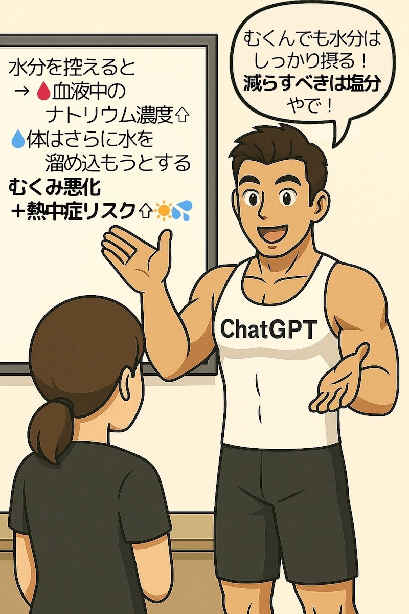 第53話 むくみの犯人は塩分やッ 4ページ目