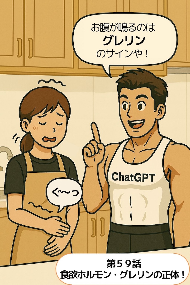第59話 食欲ホルモン・グレリンの正体！