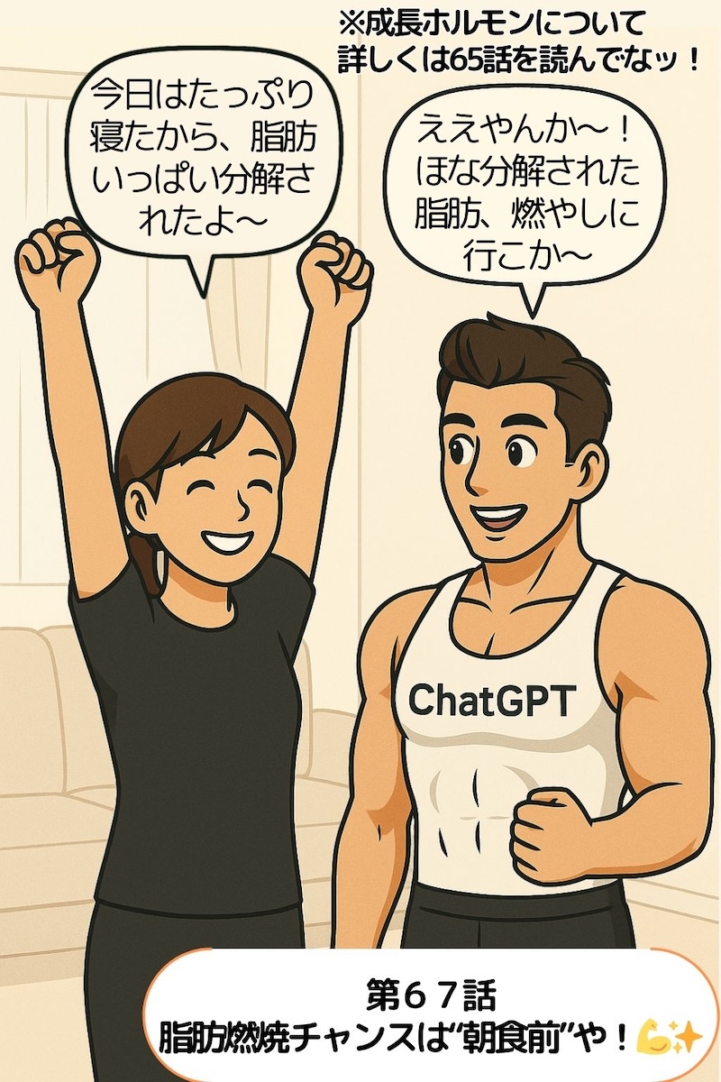 第67話 脂肪燃焼チャンスは“朝食前”や！💪✨