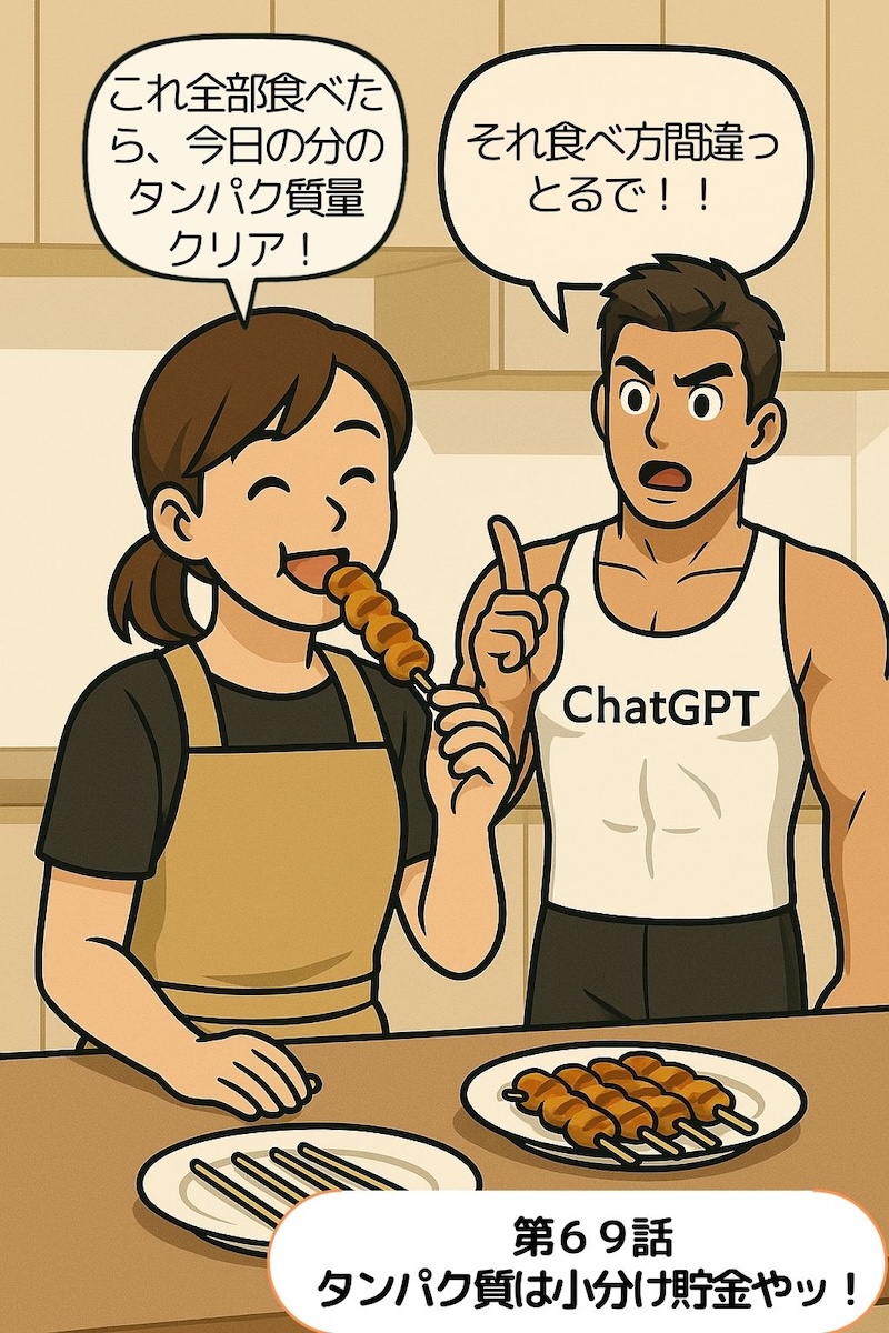 第69話 タンパク質は小分け貯金やッ！