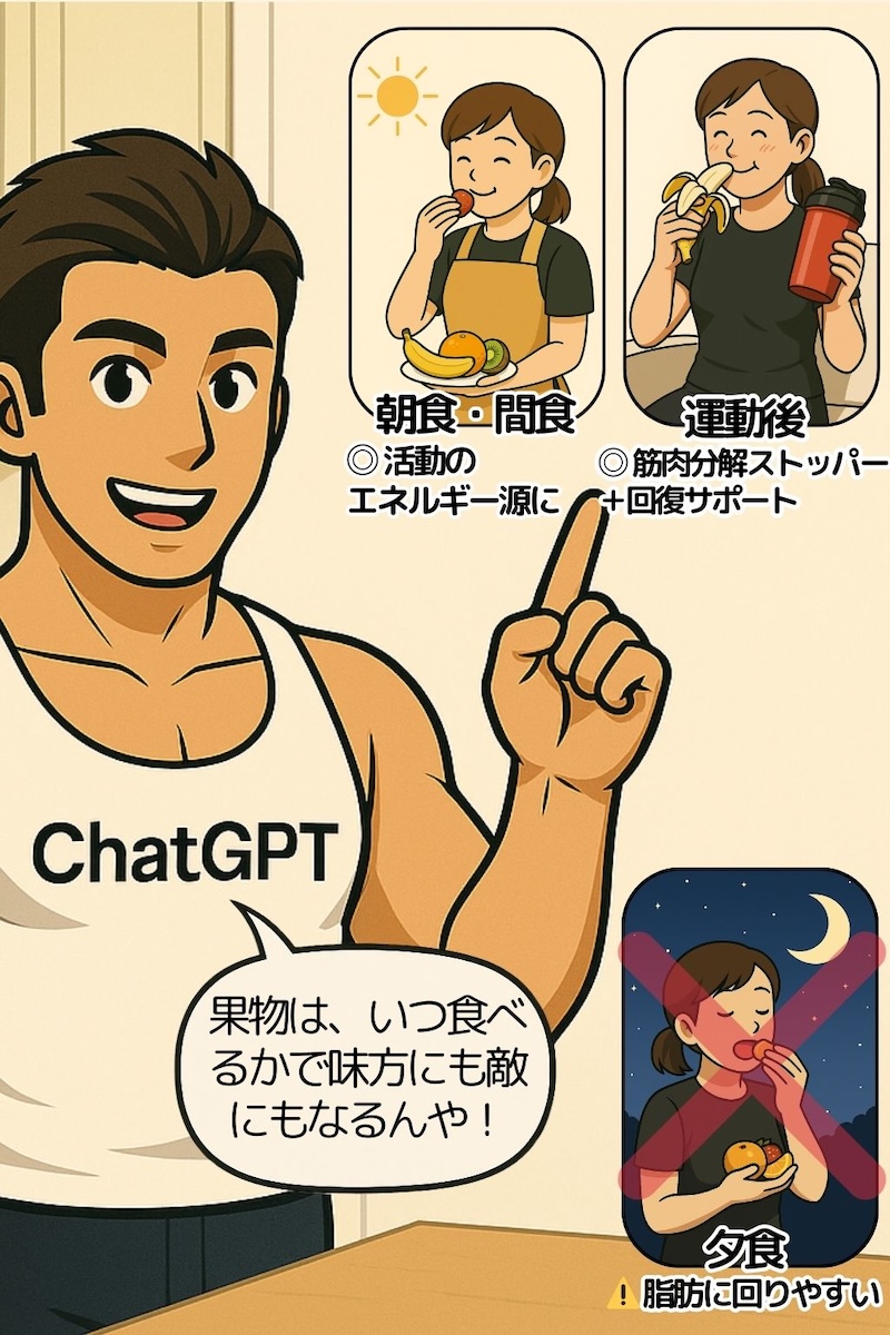 第72話 果物は太るタイミングがカギやで 4ページ目