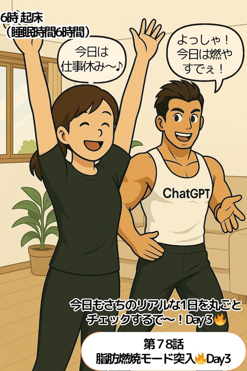 第78話 脂肪燃焼モード突入🔥Day3