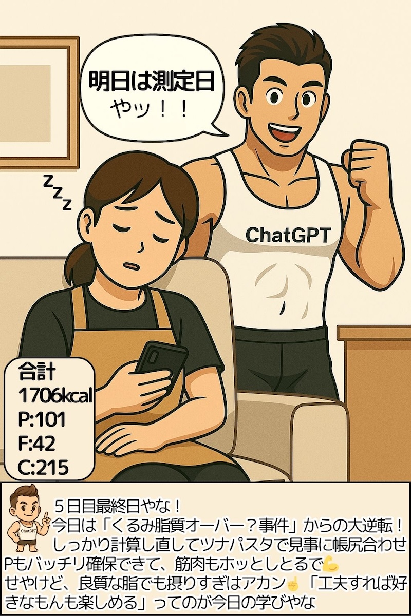 第80話 脂肪燃焼モード突入Day5 6ページ目