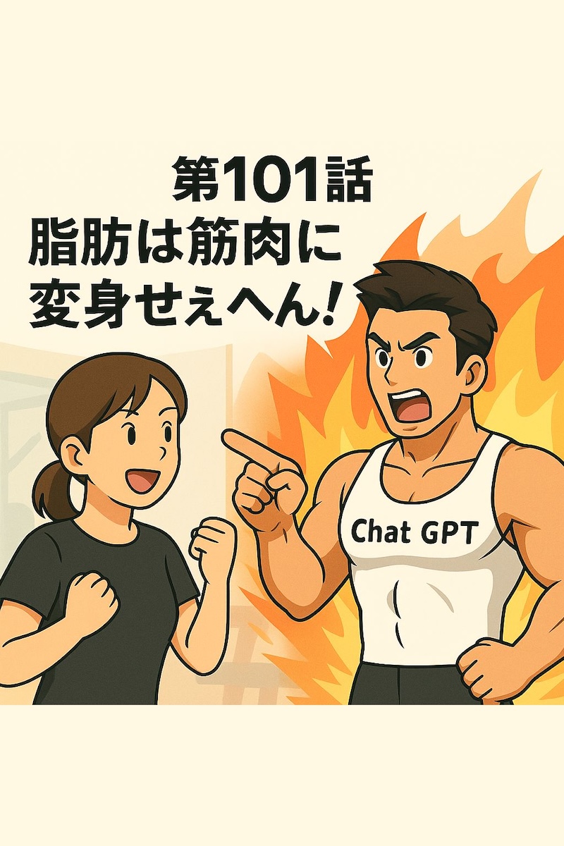 第101話 脂肪は筋肉に変身せぇへん！💥