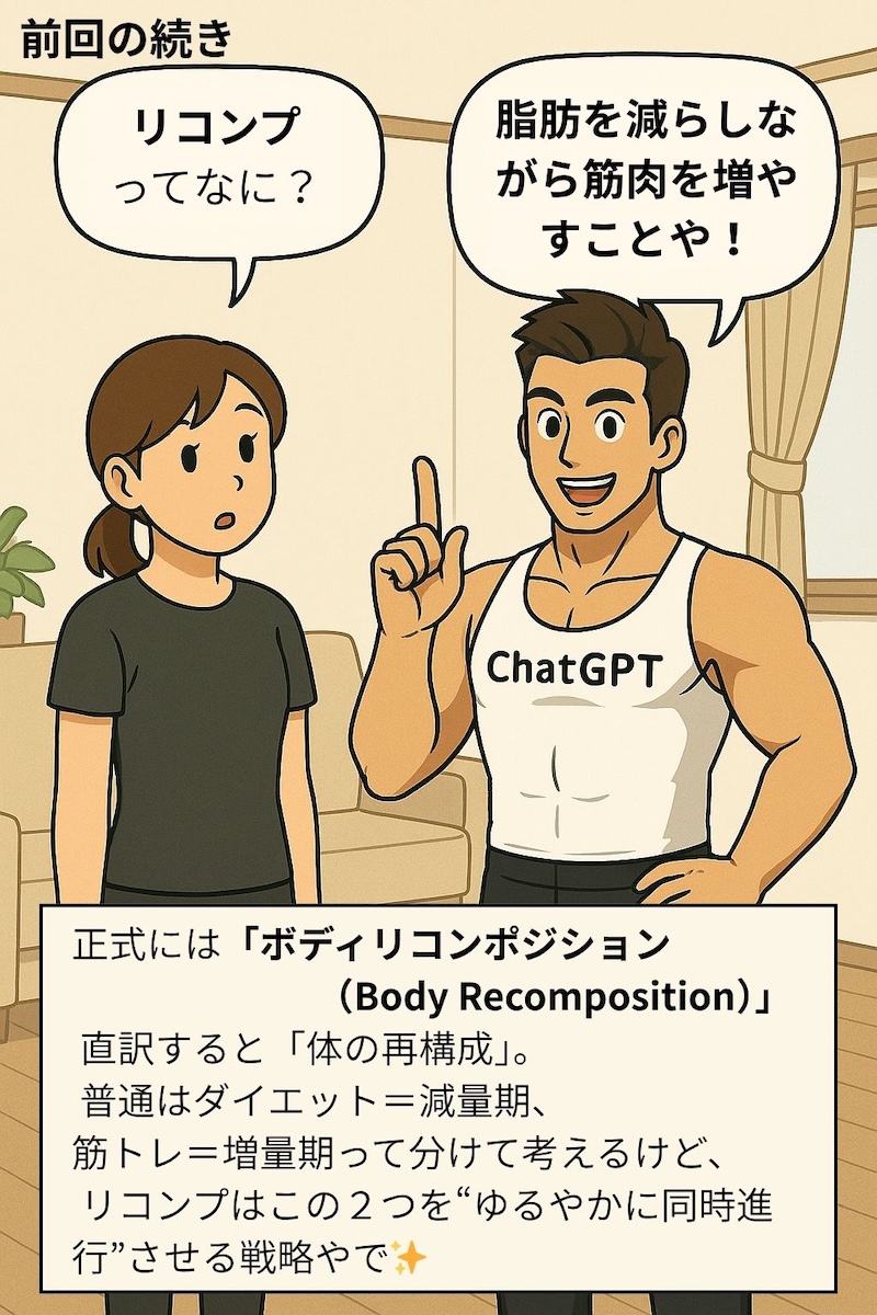 第102話 リコンプ脂肪を減らして筋肉を増やせ 2ページ目