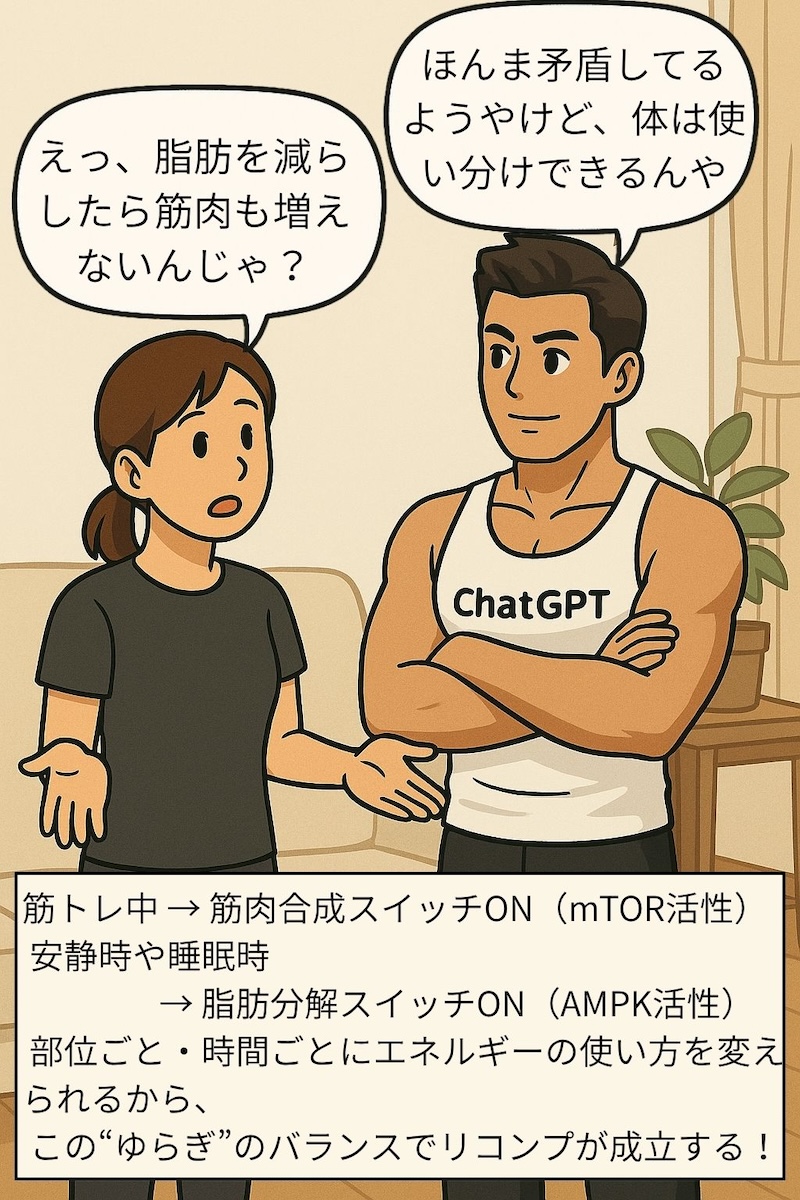 第102話 リコンプ脂肪を減らして筋肉を増やせ 3ページ目