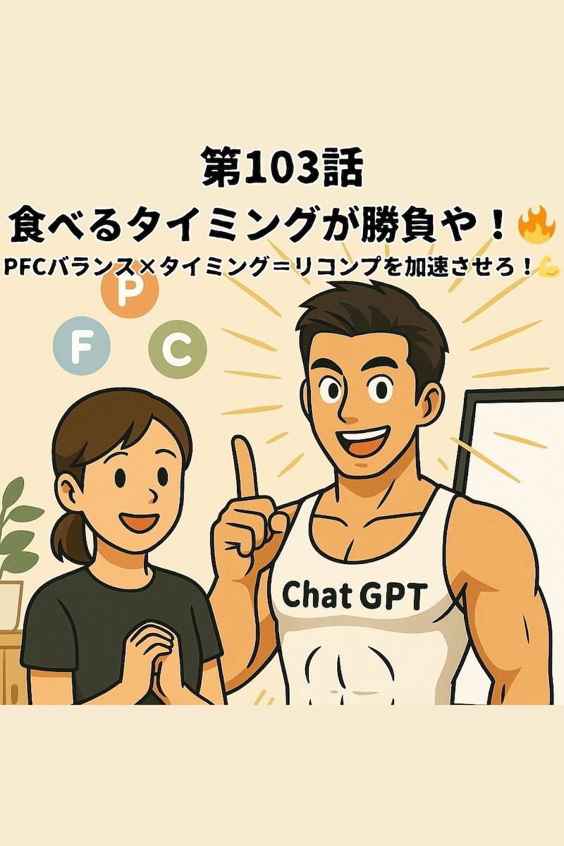第103話 食べるタイミングが勝負や！🔥 PFCバランス×タイミング＝リコンプを加速させろ！💪