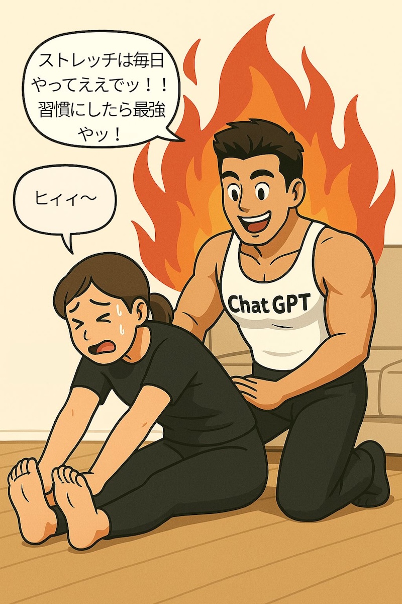 第106話 動かす止めるストレッチの二刀流やッ 7ページ目
