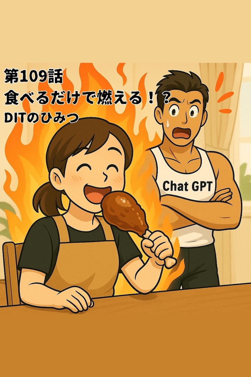 第109話 食べるだけで燃える！？DITのひみつ🔥