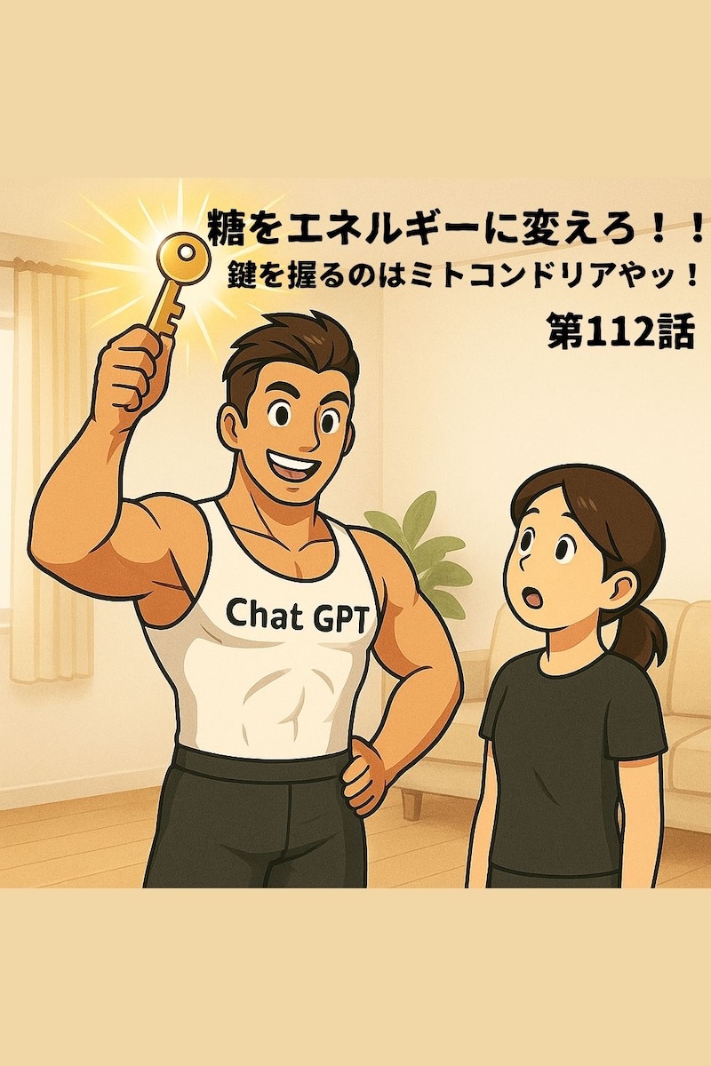 第112話 糖をエネルギーに変えろ！！ 〜鍵を握るのはミトコンドリアやッ！〜