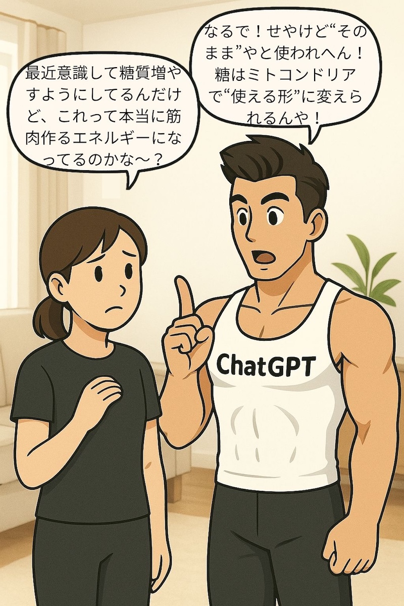 第112話 糖をエネルギーに変えろ／〜鍵を握るのはミトコンドリアやッ〜 2ページ目