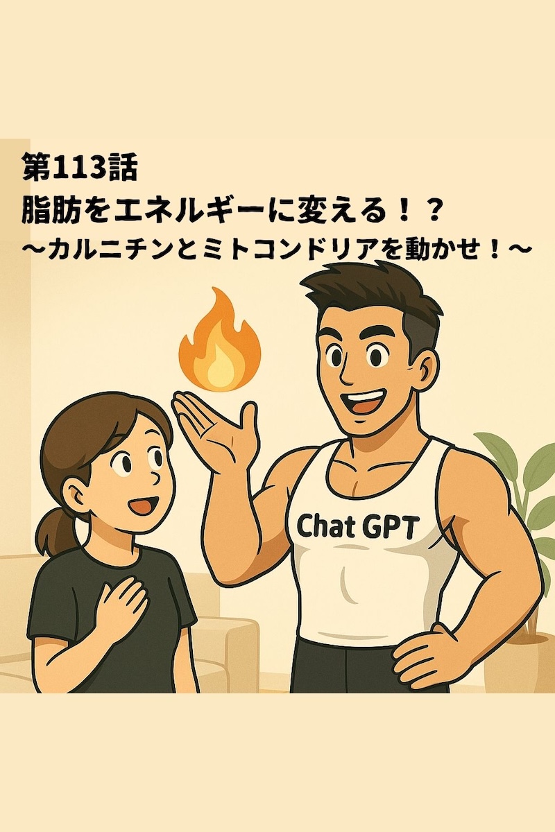 第113話 脂肪をエネルギーに変える！？ 〜カルニチンとミトコンドリアを動かせ！〜